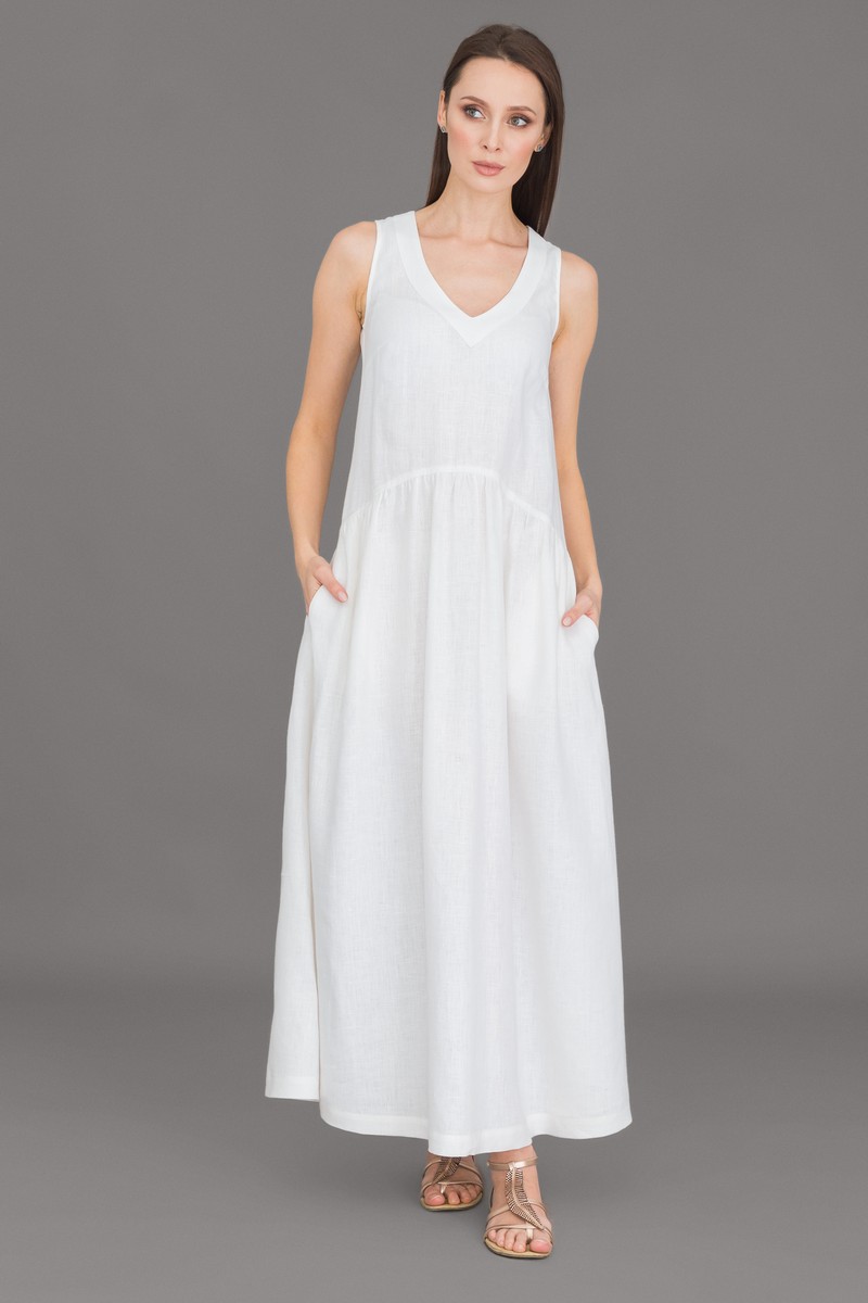 Платье Ружана 319-2 белый