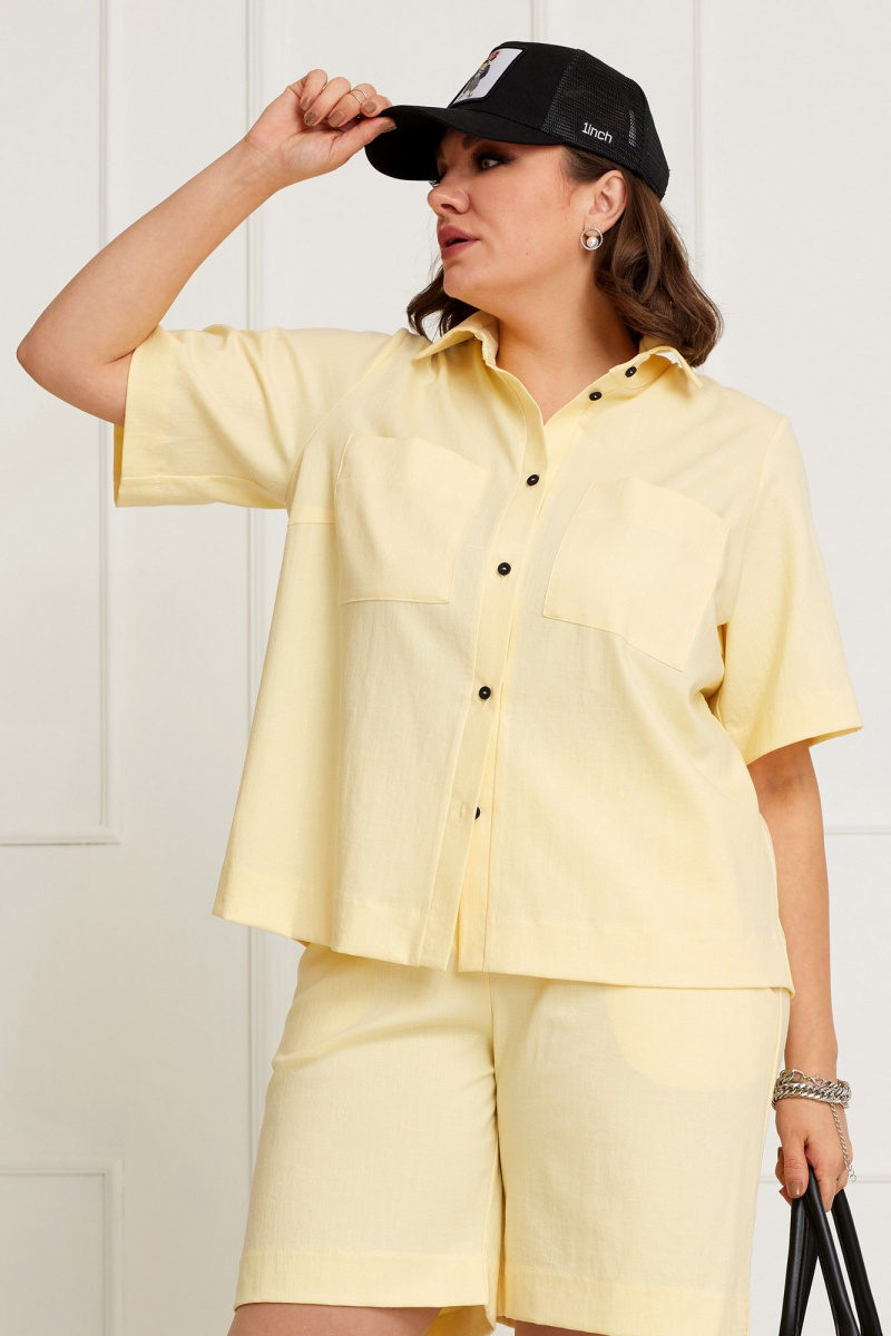 Рубашки BegiModa 4084 лимон