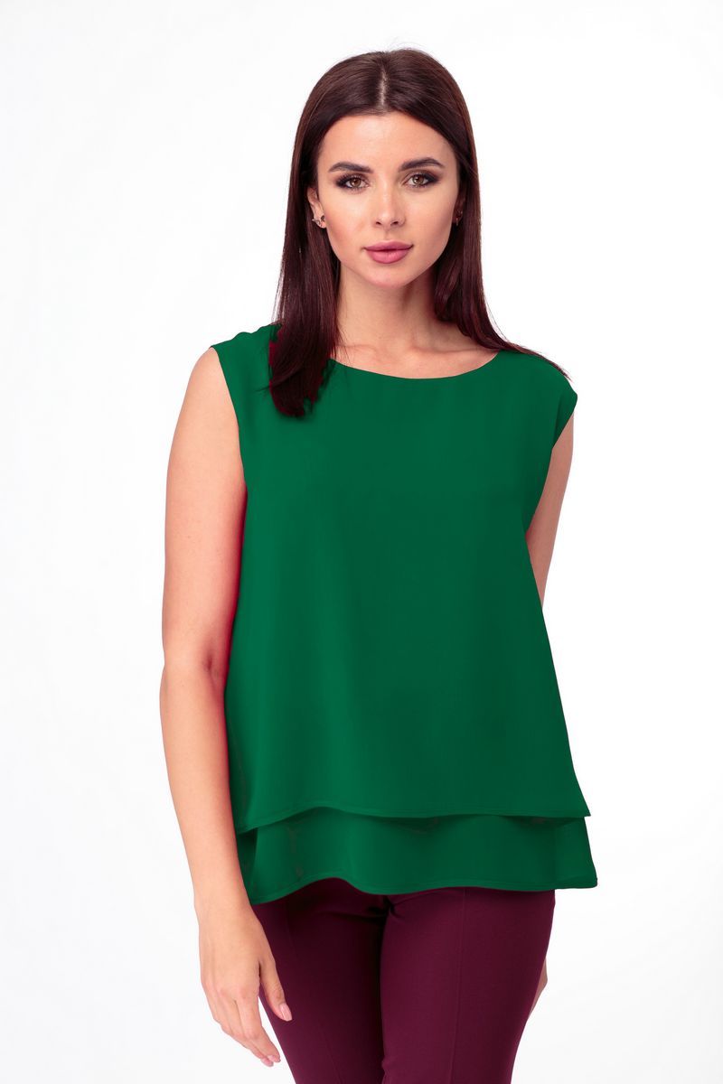 Блузы Anelli 809 зеленый