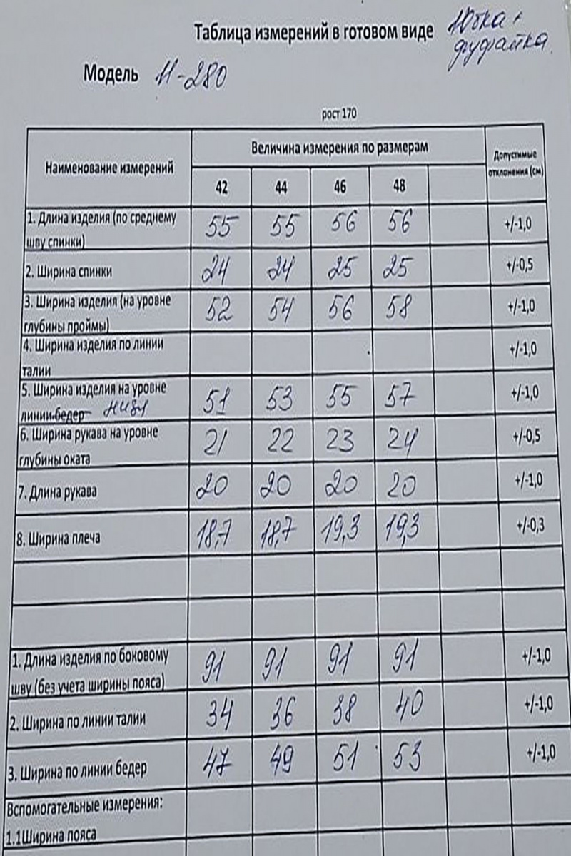 Юбочный комплект PUR PUR 11-280