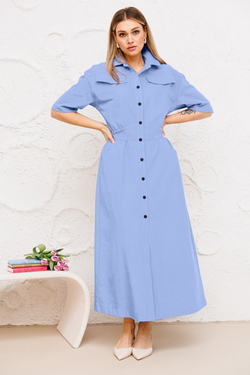 Платья Amberа Style 1052G голубой