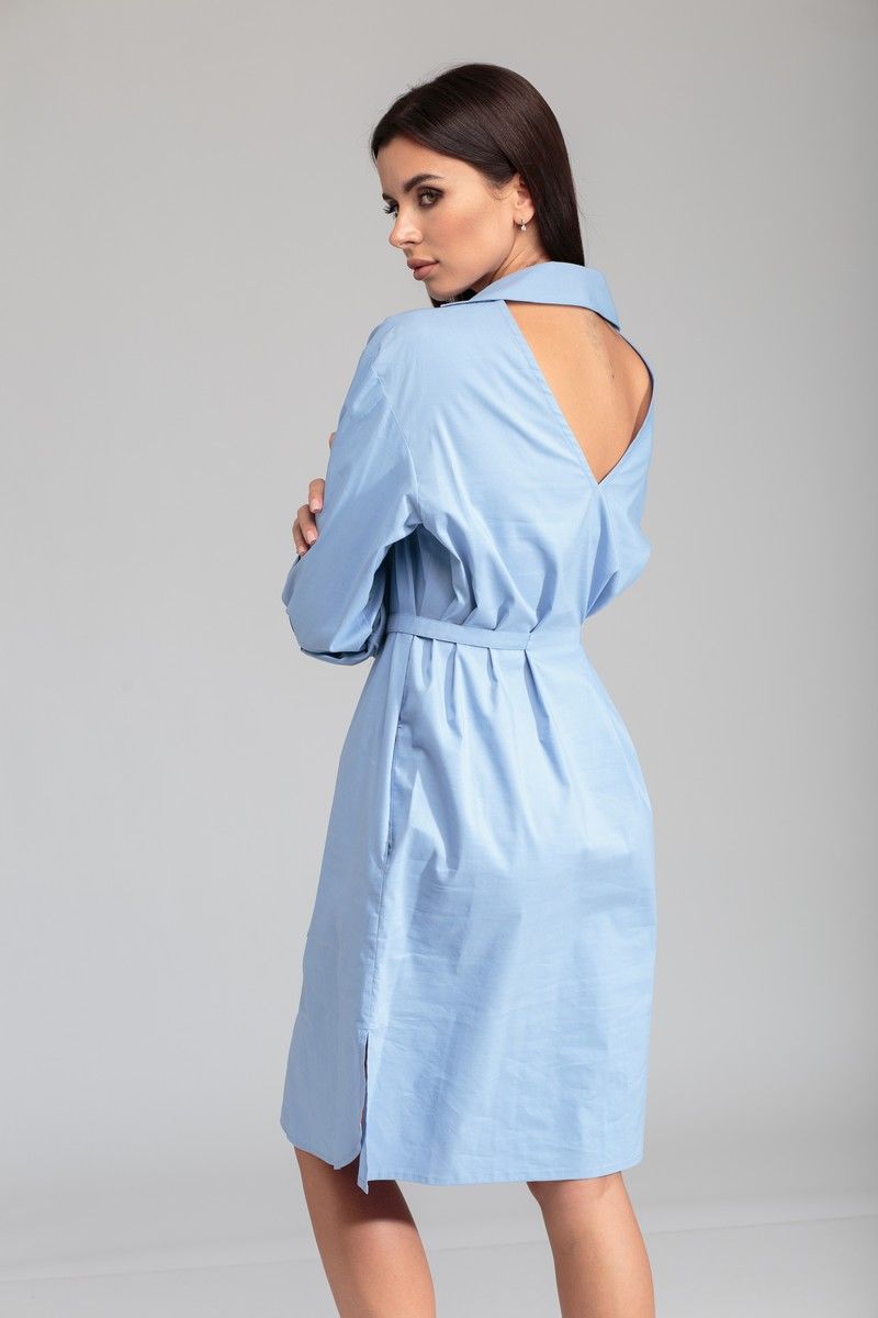 Платья SandyNa 13684-1 голубой