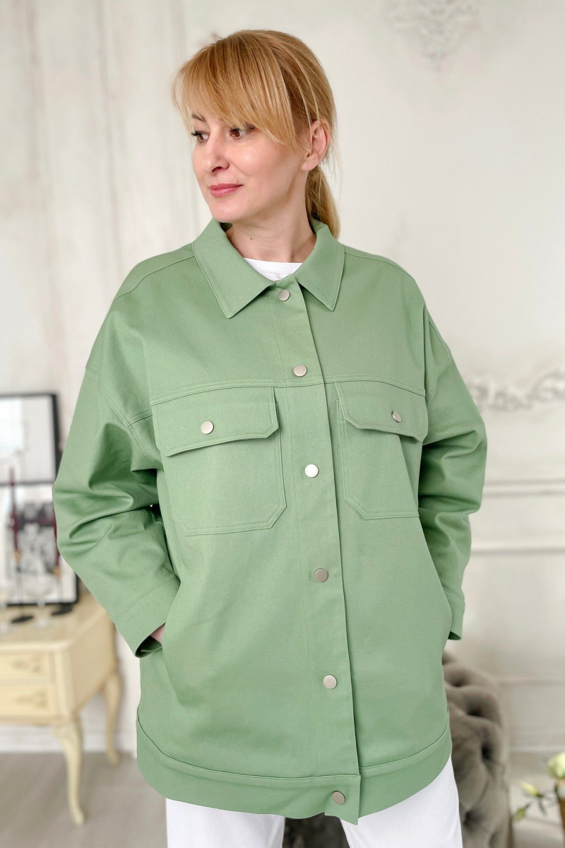 Женская куртка Rumoda 2193 зеленый