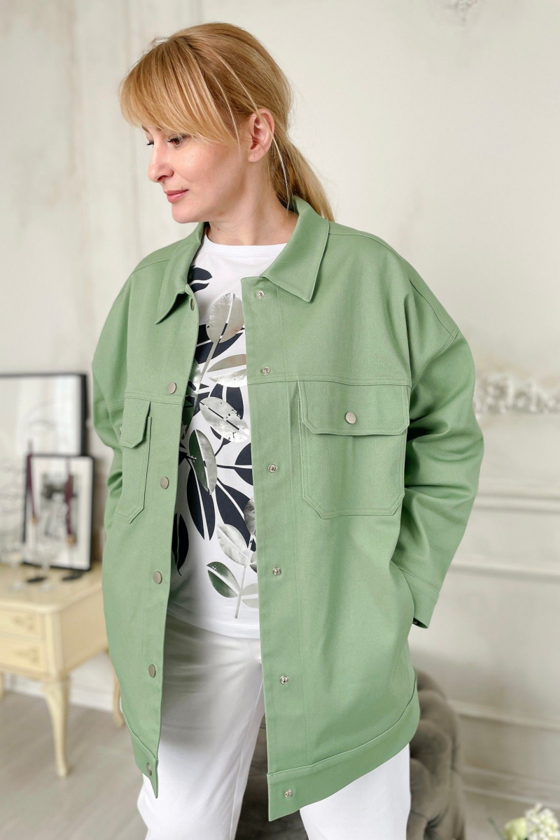 Женская куртка Rumoda 2193 зеленый
