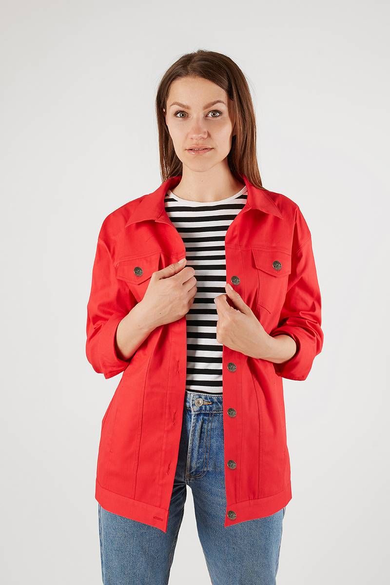 Женская куртка Legend Style G-012 красный