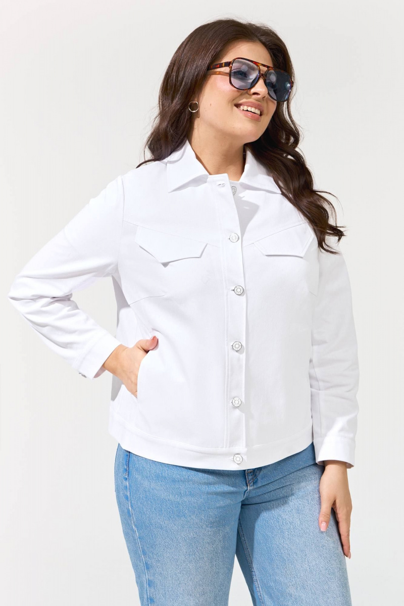 Женская куртка IVA 1565 белый