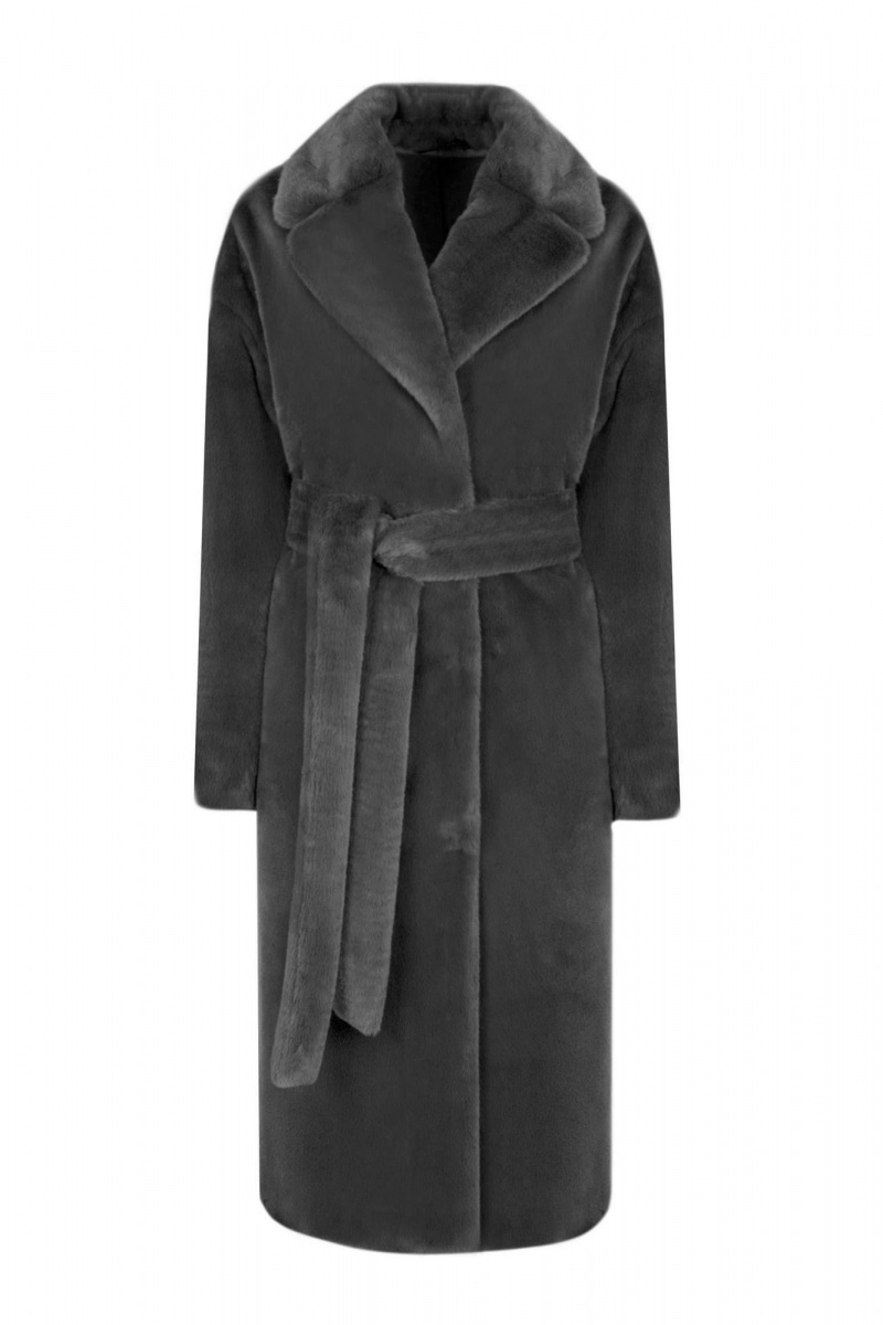 Женское пальто Elema 1-13055-2-164 тёмно-серый
