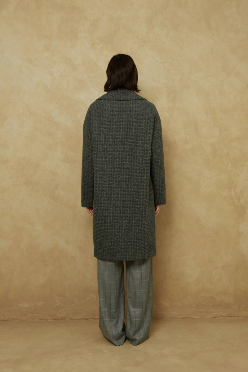 Женское пальто Elema 1-426-164 тёмно-серый
