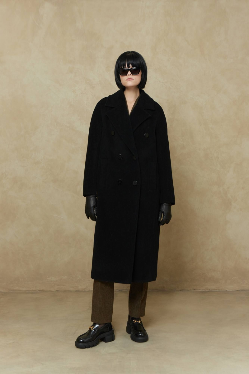 Женское пальто Elema 1-866-164 чёрный