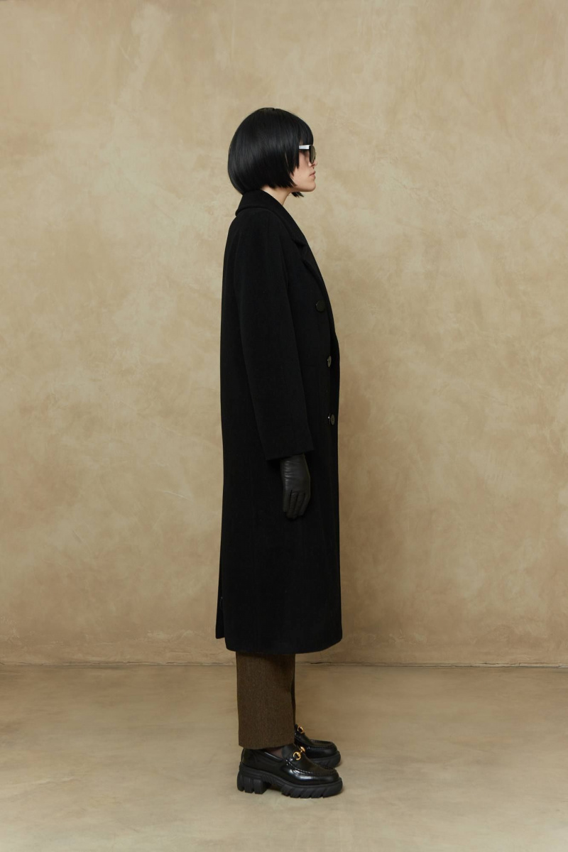 Женское пальто Elema 1-866-170 чёрный