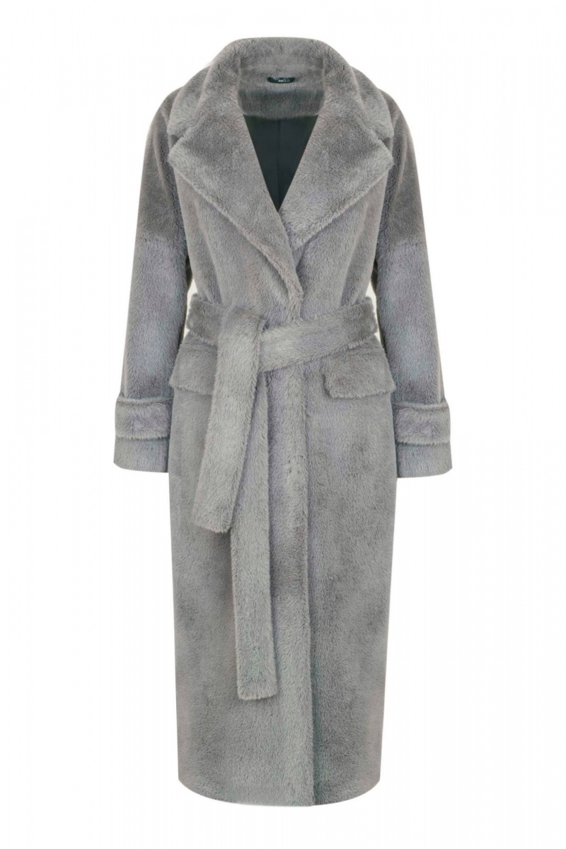 Женское пальто Elema 1-961-170 серый