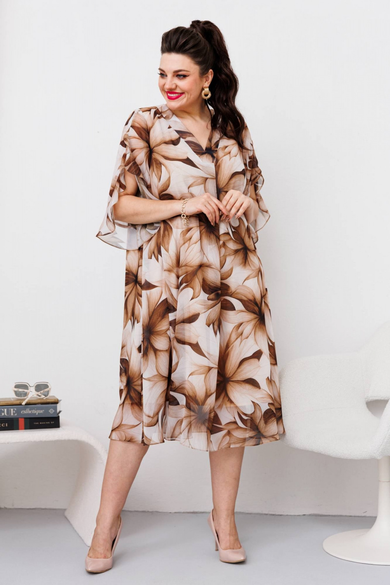 Платья Romanovich Style 1-2643 коричневый