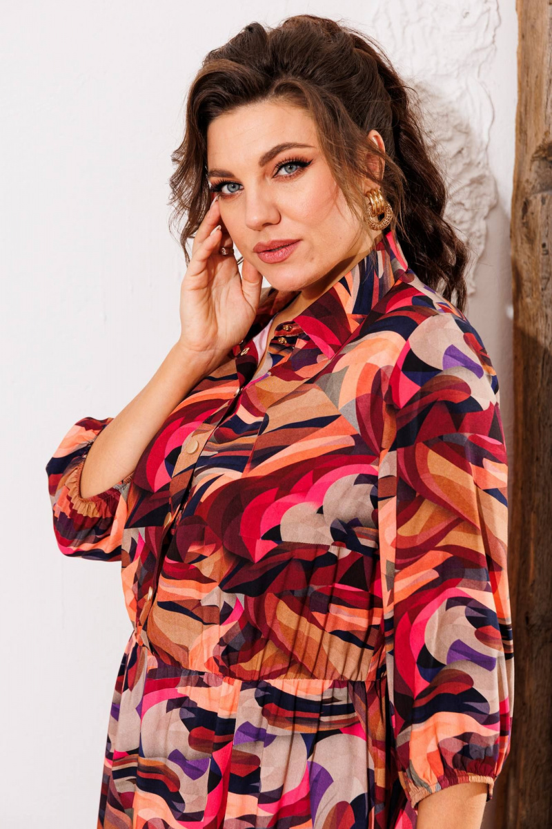 Платья Romanovich Style 1-2638 бордовый