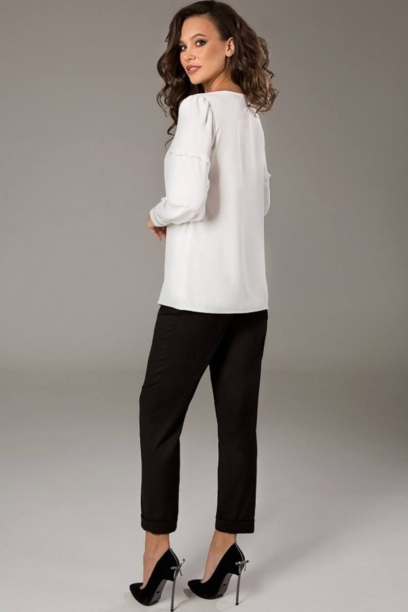 Блузы Teffi Style L-1475 молочный