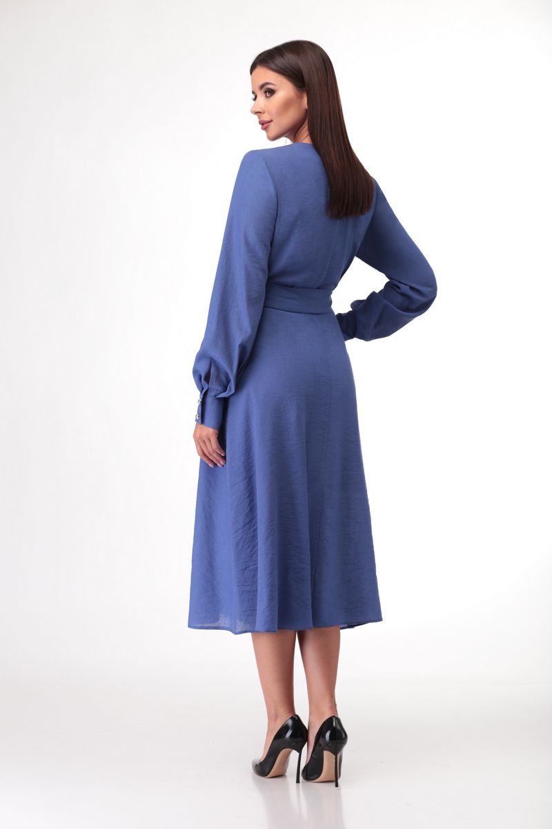 Платье VOLNA 1128 сиренево-голубой