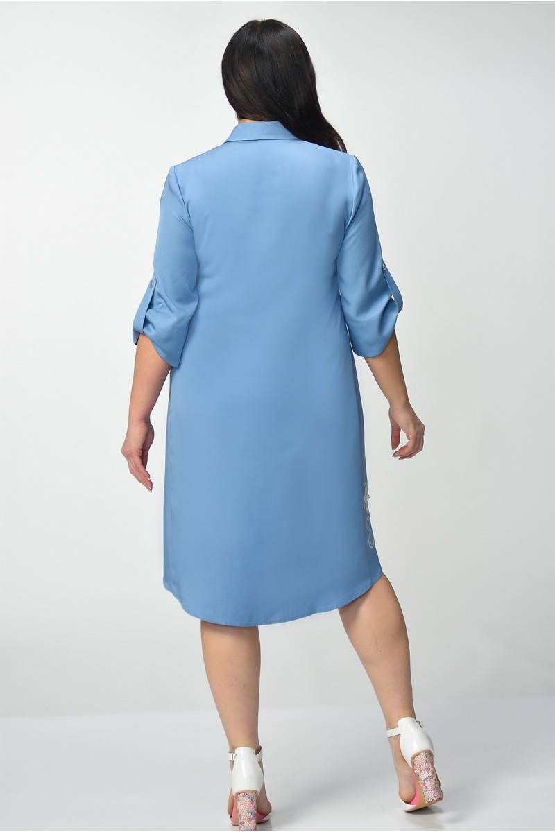 Платье GALEREJA 552 голубой
