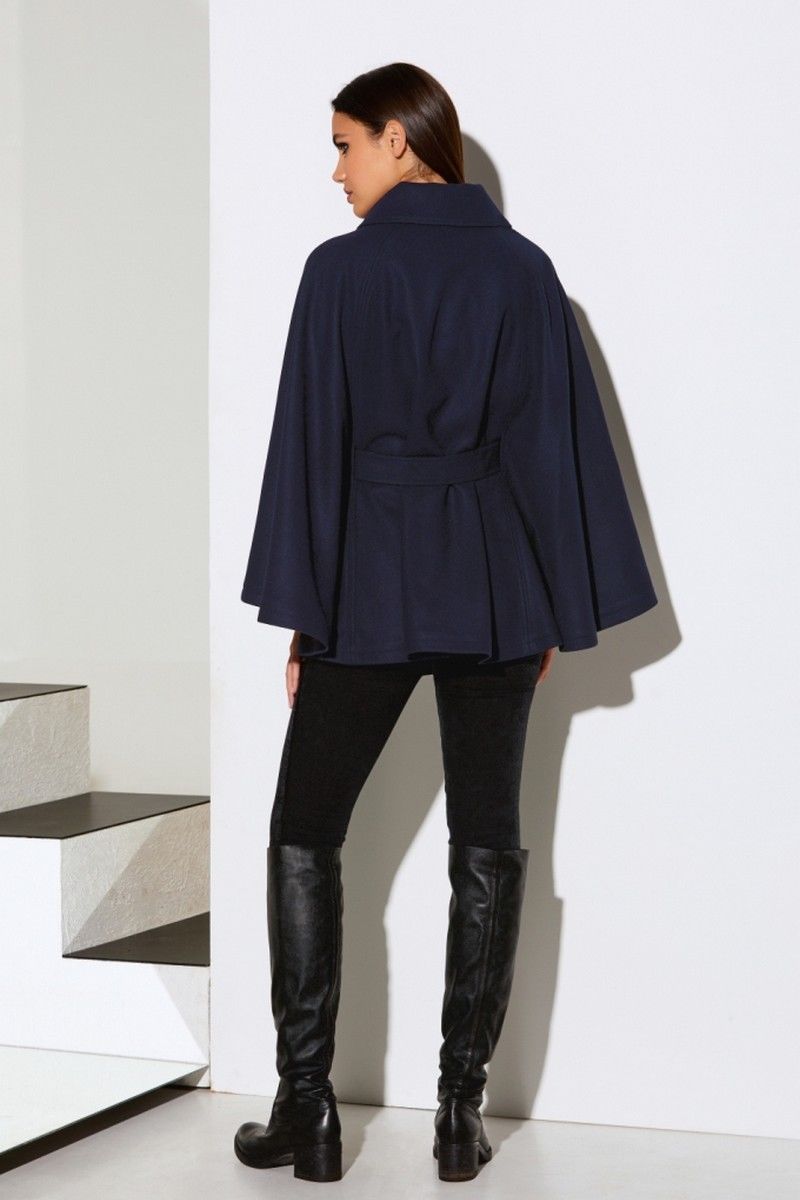 Женское пальто Lissana 3921 темно-синий