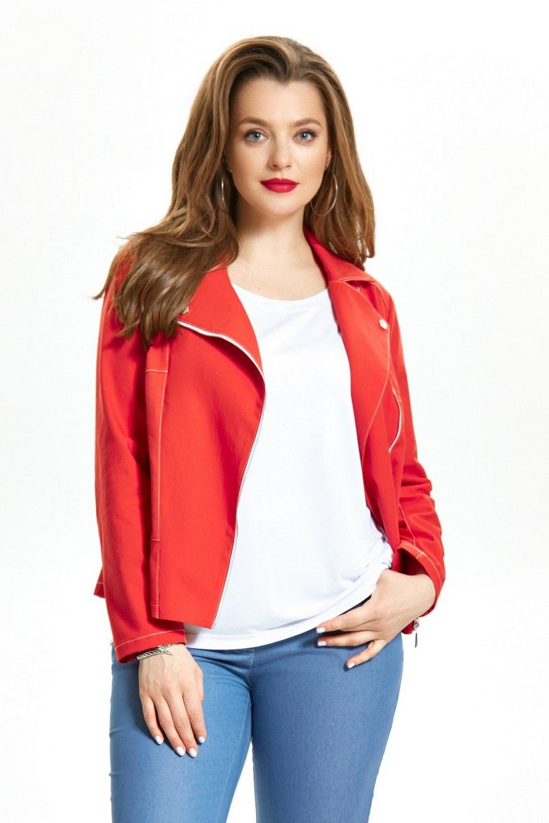 Женская куртка TEZA 1238 красный