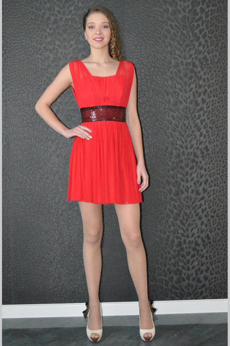 Вечернее платье Lejole 1505 красный