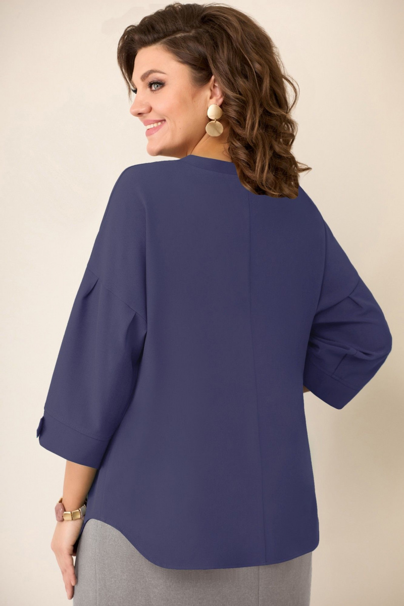 Блузы VOLNA 1300 сине-фиолетовый