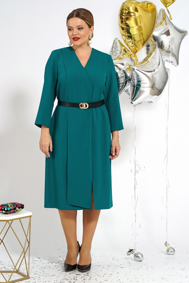 Платья Alani Collection 2016 темно-зеленый