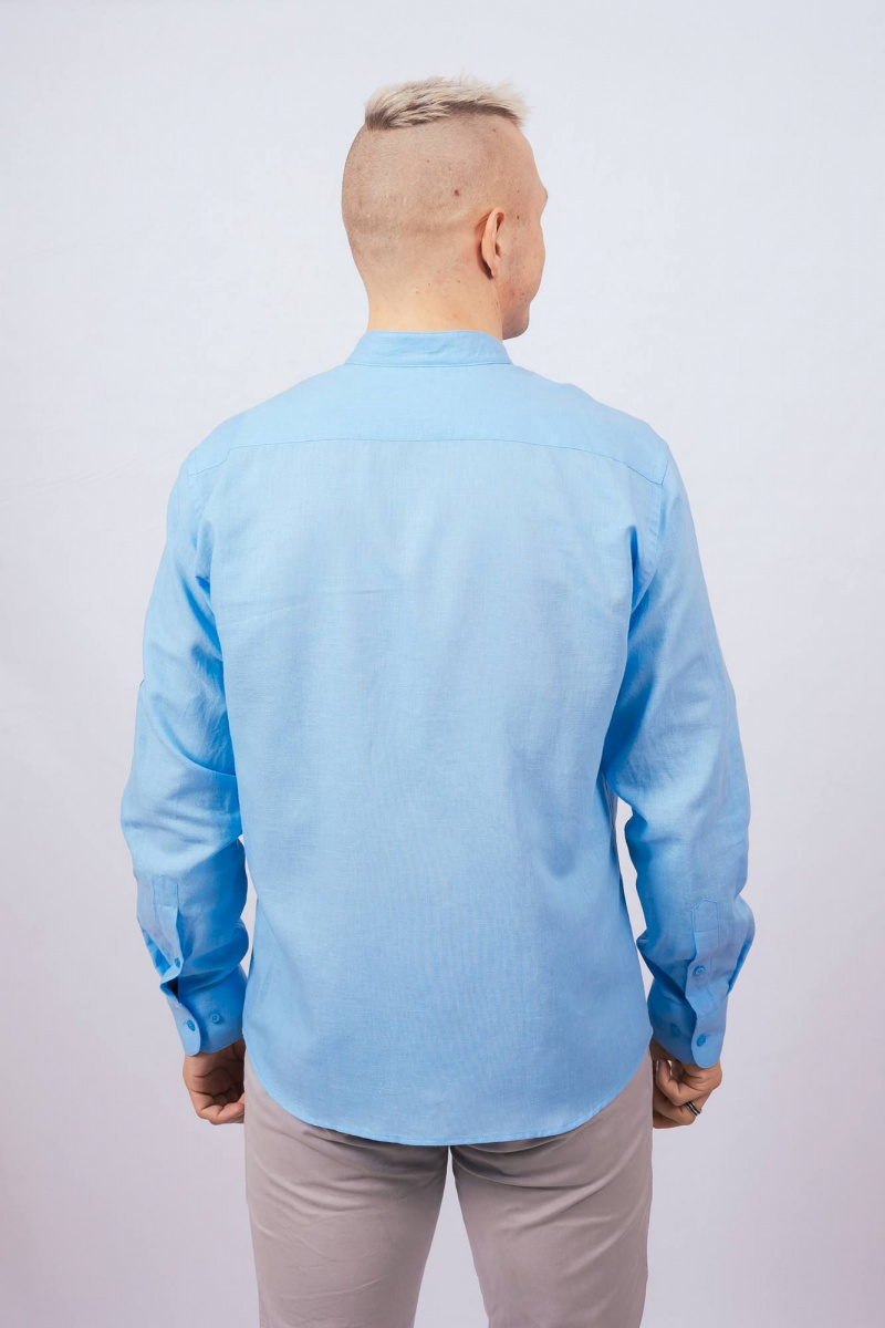 Рубашки с длинным рукавом Nadex 01-080731/211-24_170 голубой