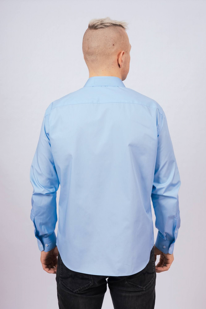 Рубашки с длинным рукавом Nadex 01-088912/204-24_182 голубой