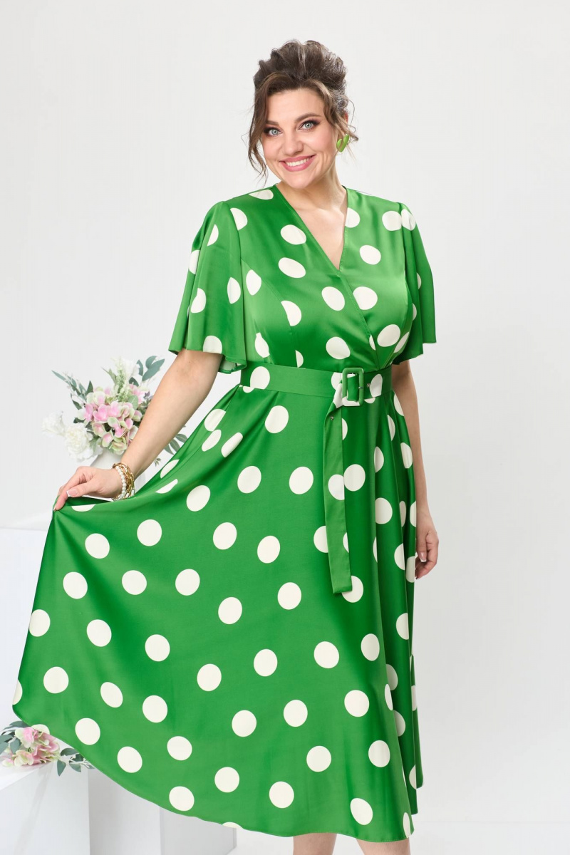 Платья Romanovich Style 1-2649 зеленый