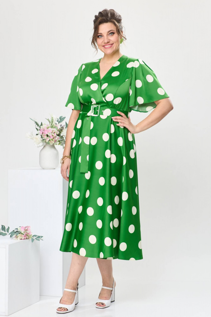 Платья Romanovich Style 1-2649 зеленый