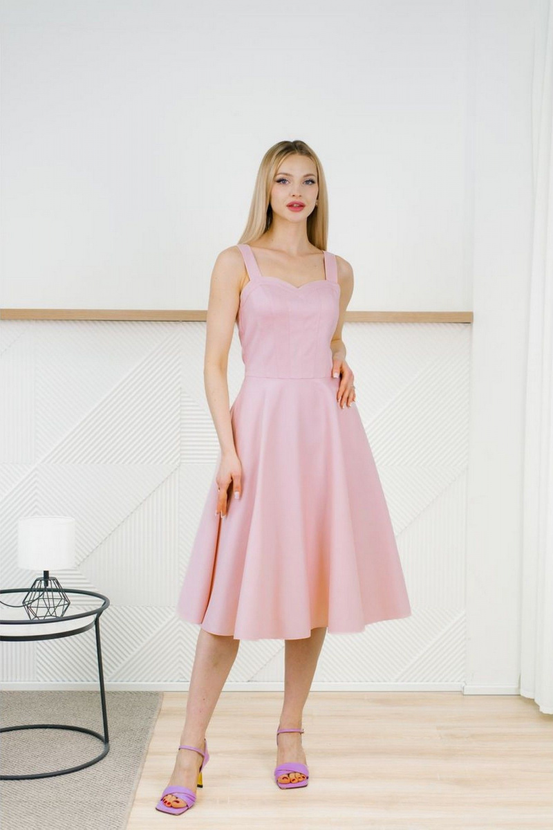 Платья MONA STYLE FASHION&DESIGN 24004 розовый