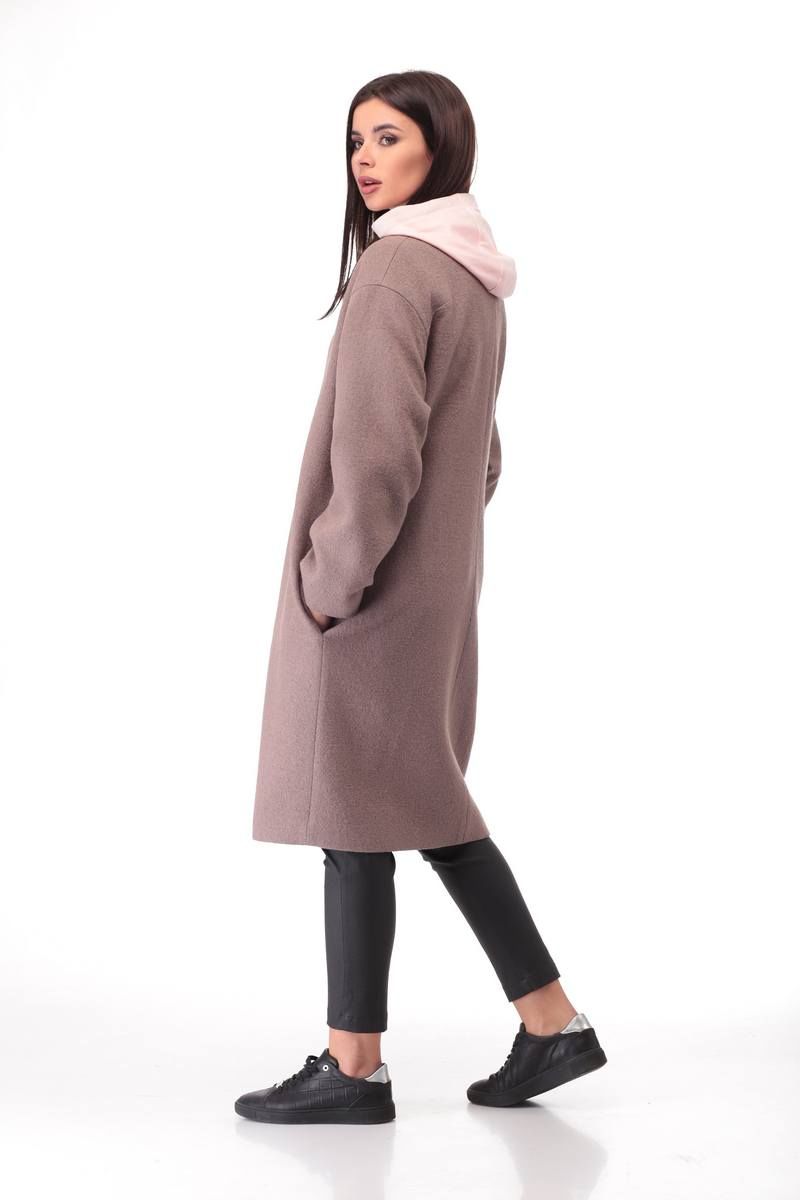 Женское пальто TAiER 875 мокко