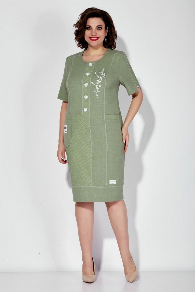 Платья Tellura-L 1735 зеленый