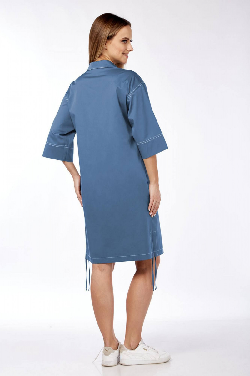 Платья Lady Style Classic 2762 синие_тона