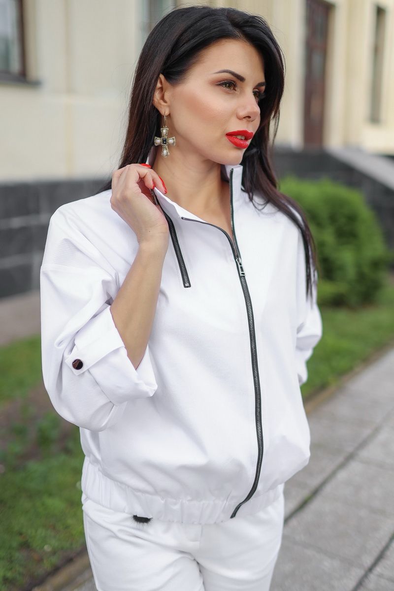 Женская куртка YFS 6204 белый