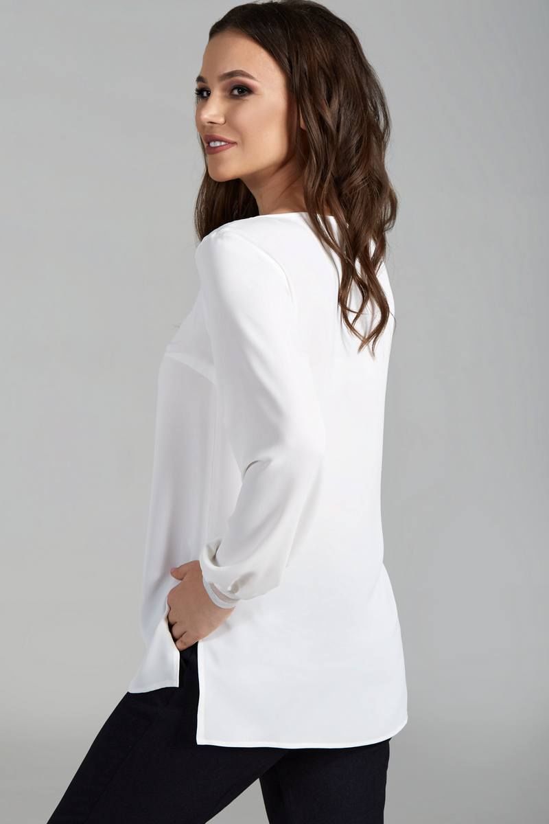 Блузы Teffi Style L-1505 молочный