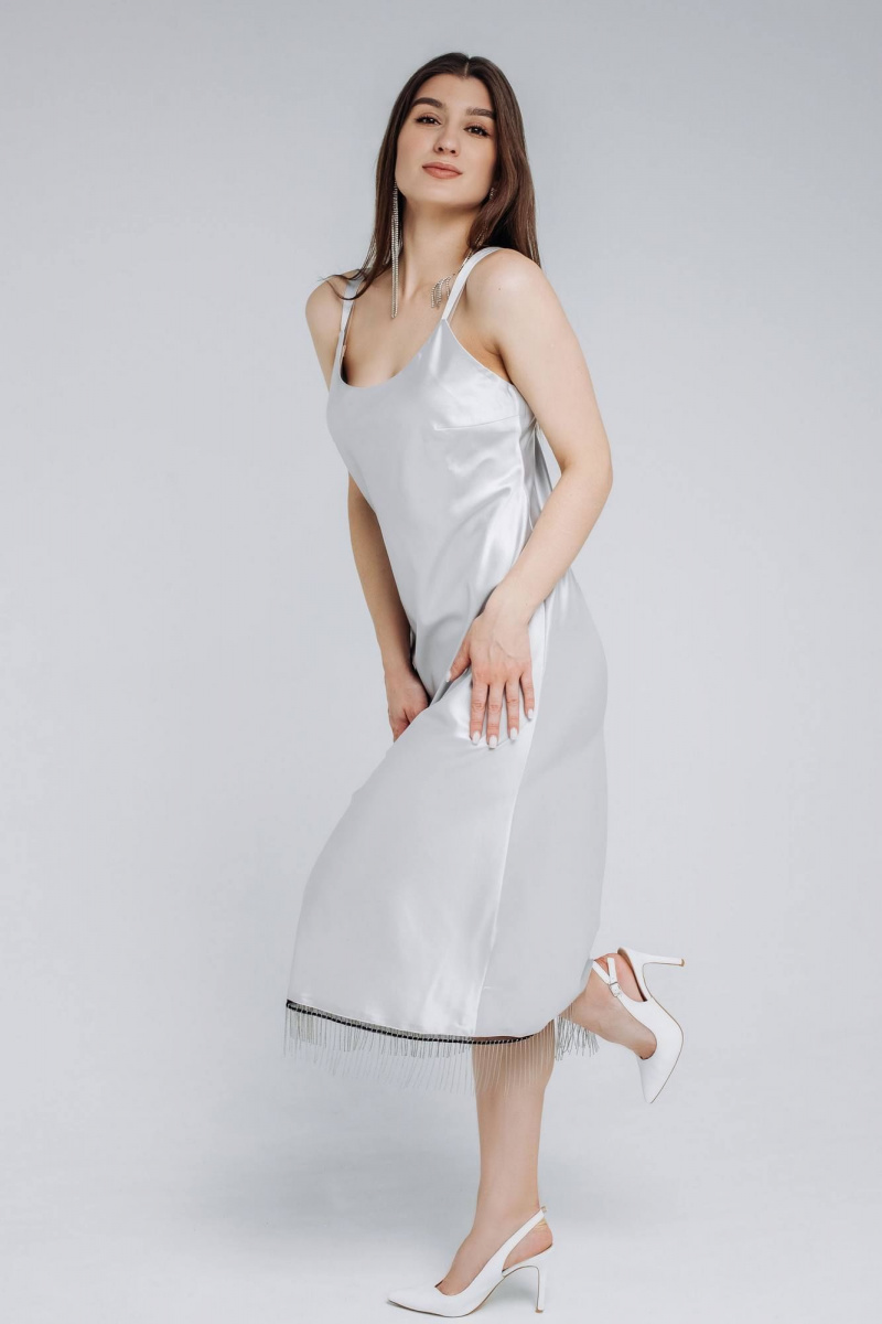 Платья Legend Style D-052 серебро
