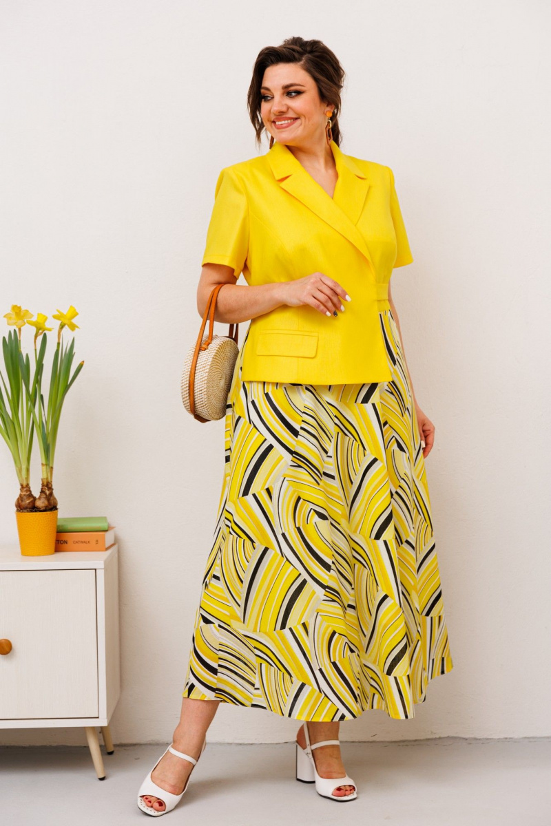 Платья Romanovich Style 1-2468К жёлтый