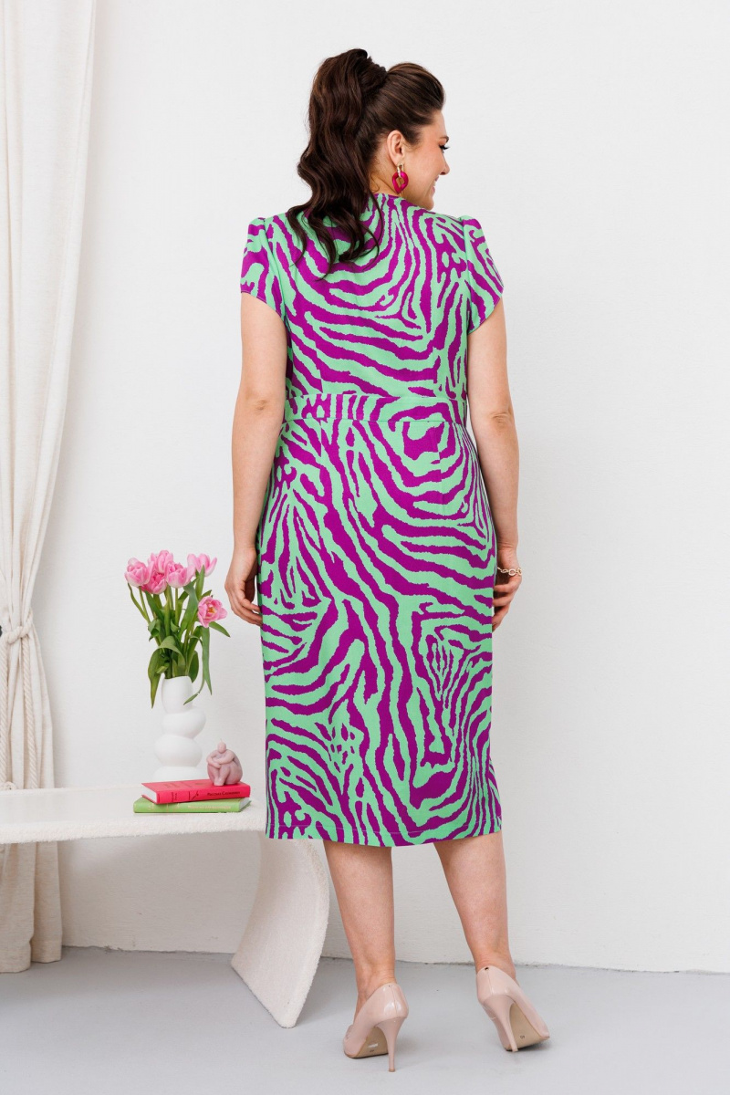 Платья Romanovich Style 1-2532 салат/фиолет