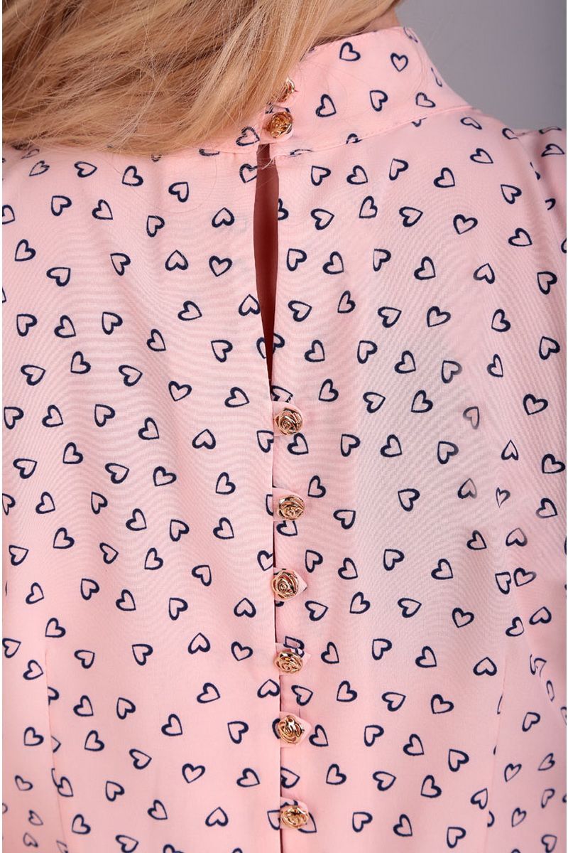 Блузы Таир-Гранд 62226 розовый-сердечки