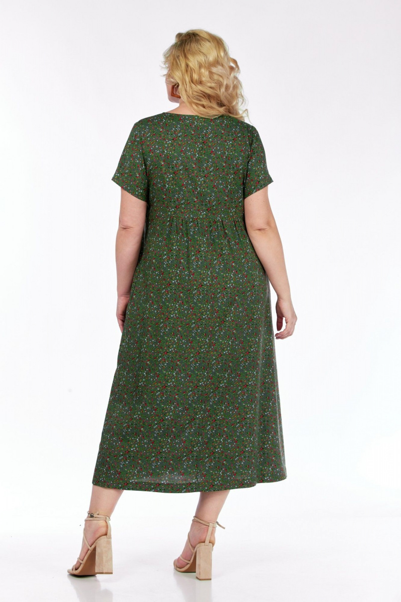 Платья LadyThreeStars 2487 зеленый