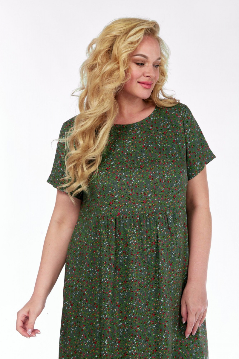 Платья LadyThreeStars 2487 зеленый