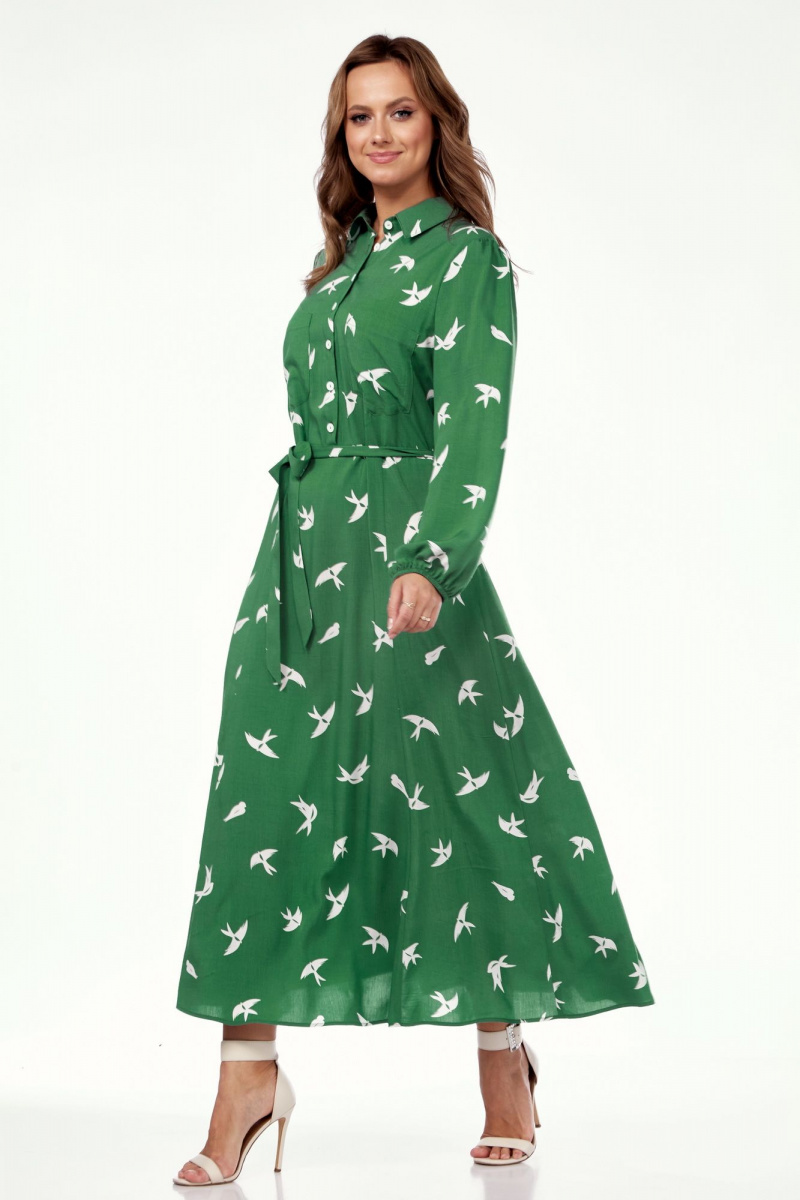 Платья Lady Line 563 зеленый