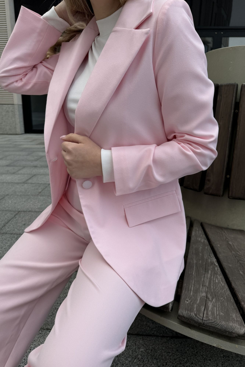 Брючный костюм THE.WOMAN 0182 розовый