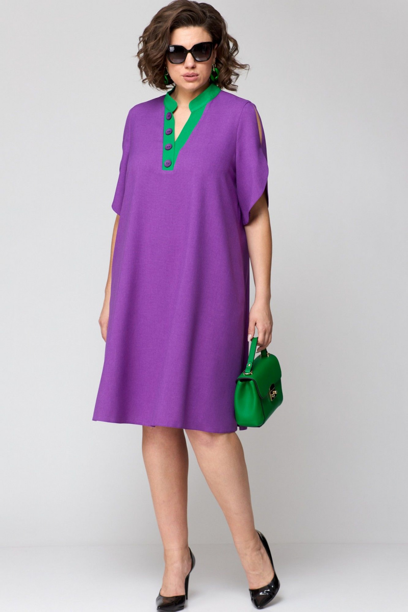 Платья EVA GRANT 7177 фиолетовый