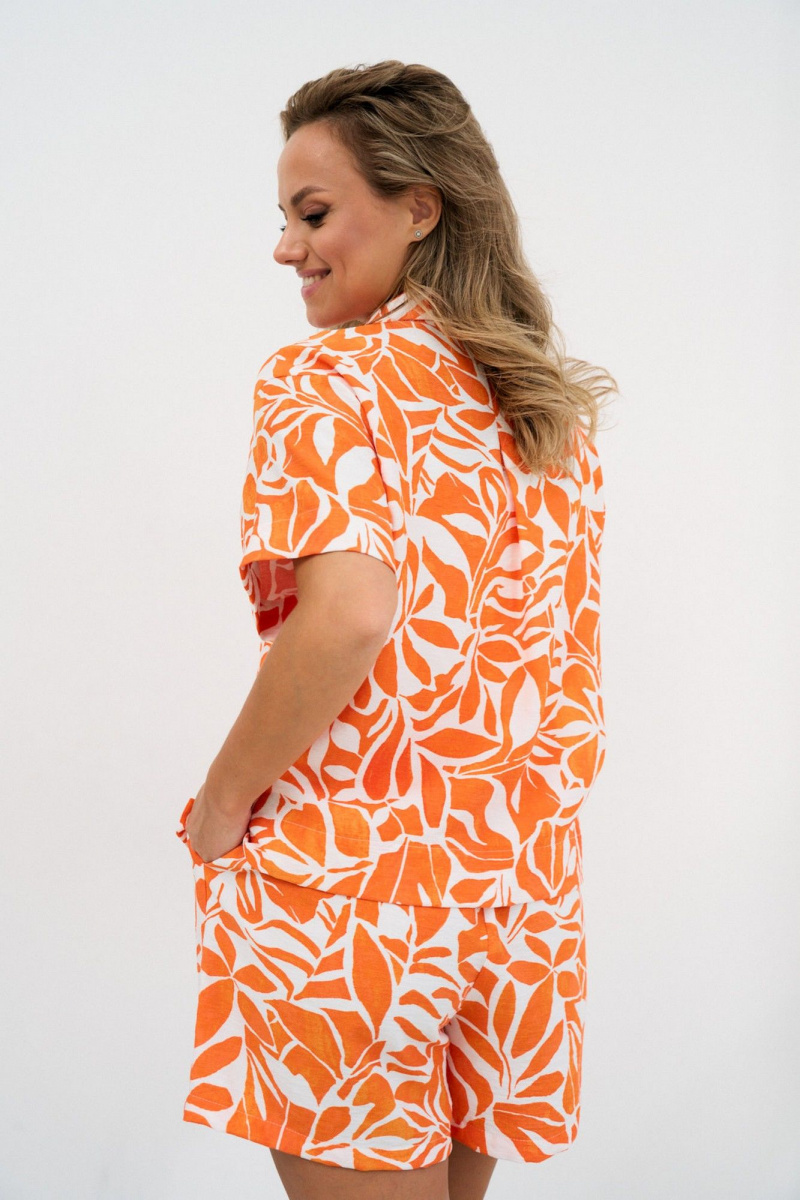 Женский комплект с шортами Avord V3682-1 оранжевый