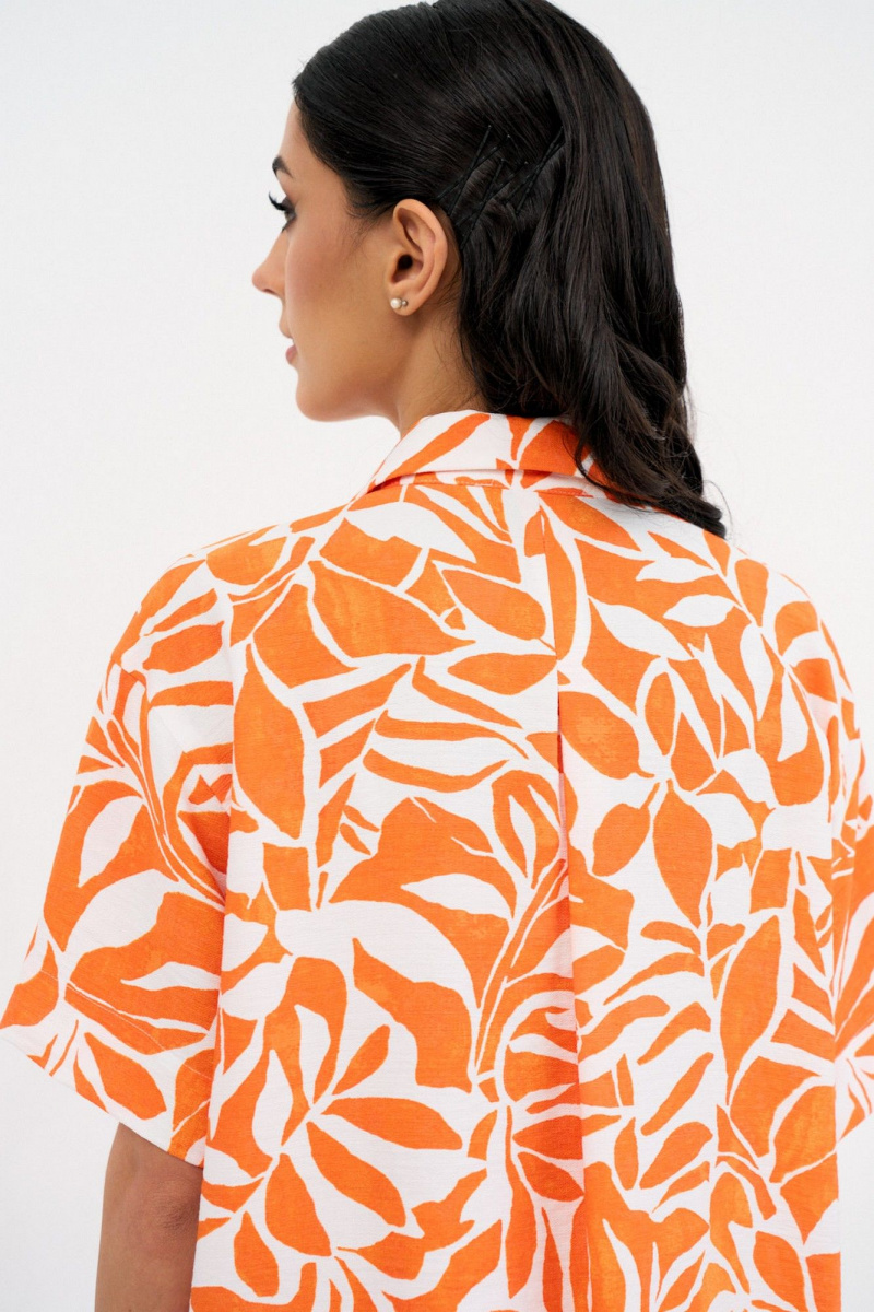 Женский комплект с шортами ATTIKA А3722 оранжевый
