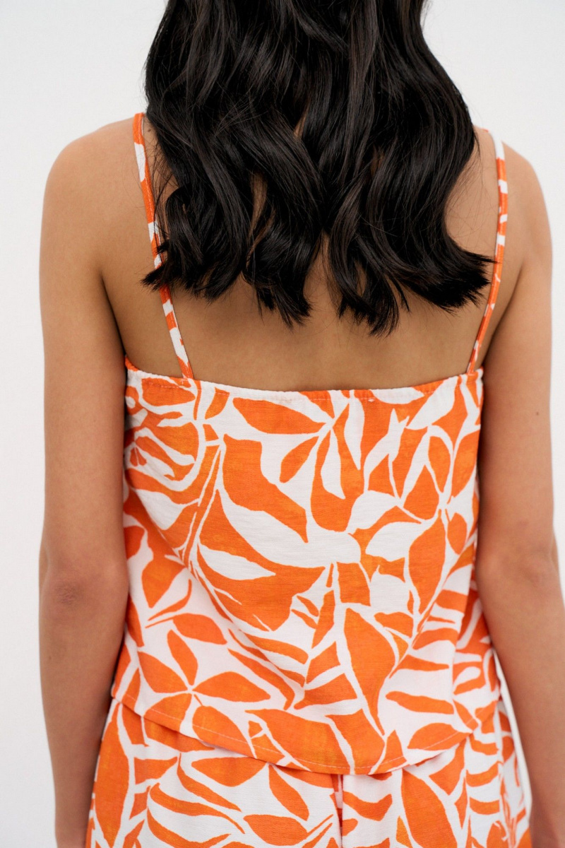 Женский комплект с шортами ATTIKA А3727 оранжевый