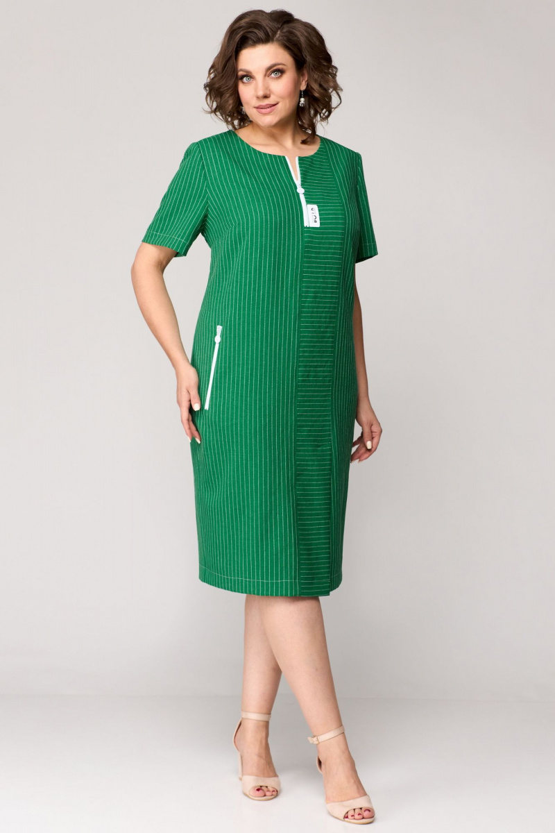 Платья Мишель стиль 1195 зеленый