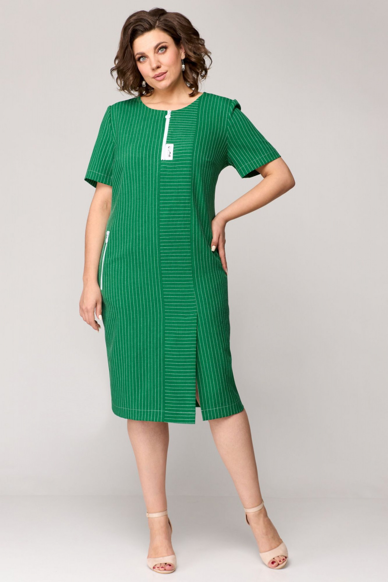 Платья Мишель стиль 1195 зеленый