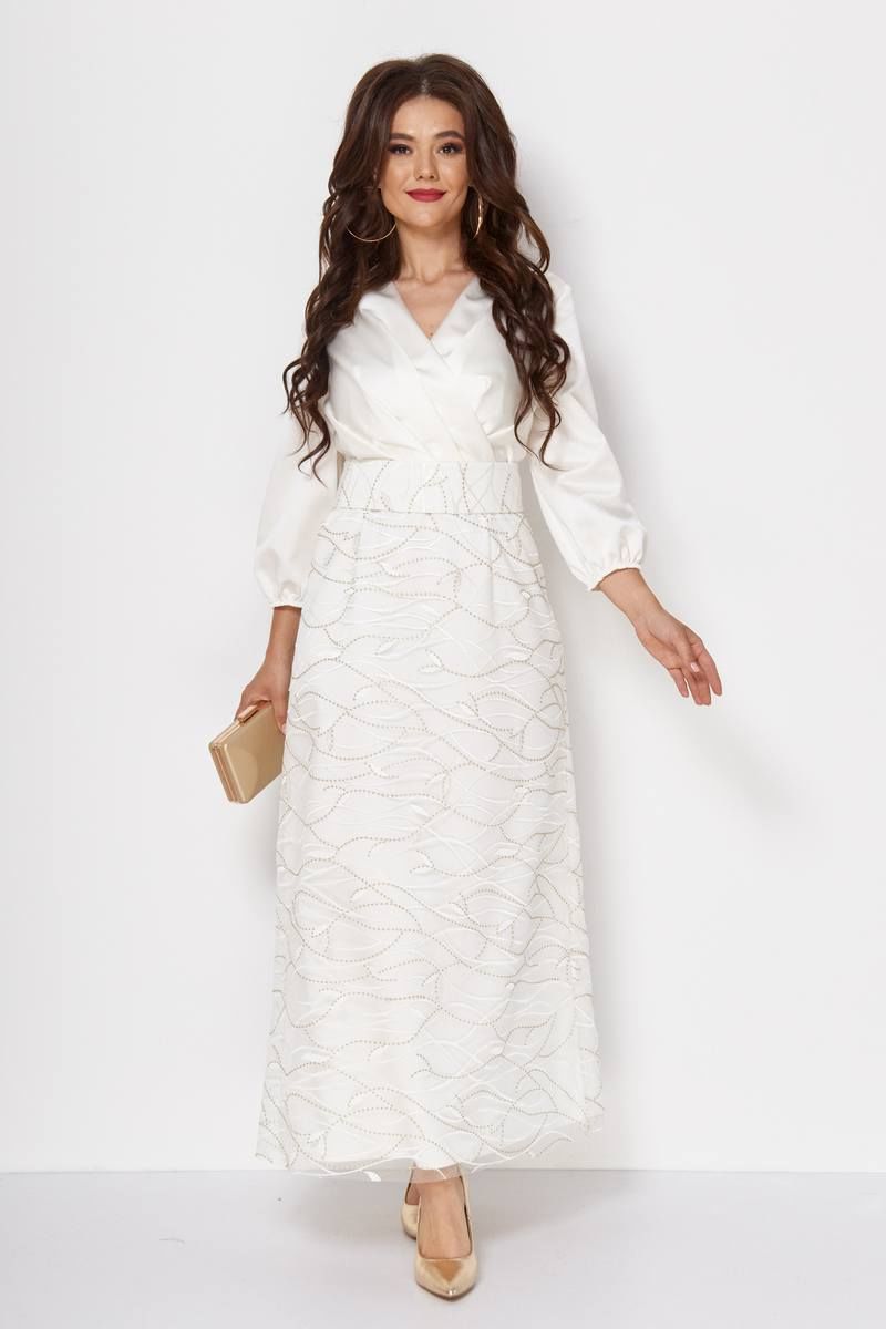 Платье ANASTASIA MAK 740 белый